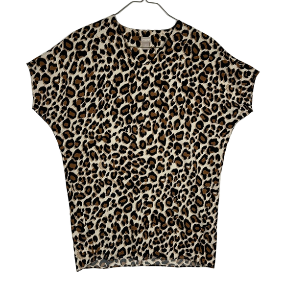 Chico's Tops - Chico's Petite Leopard Print Tunic Dress Chic Style Size 0